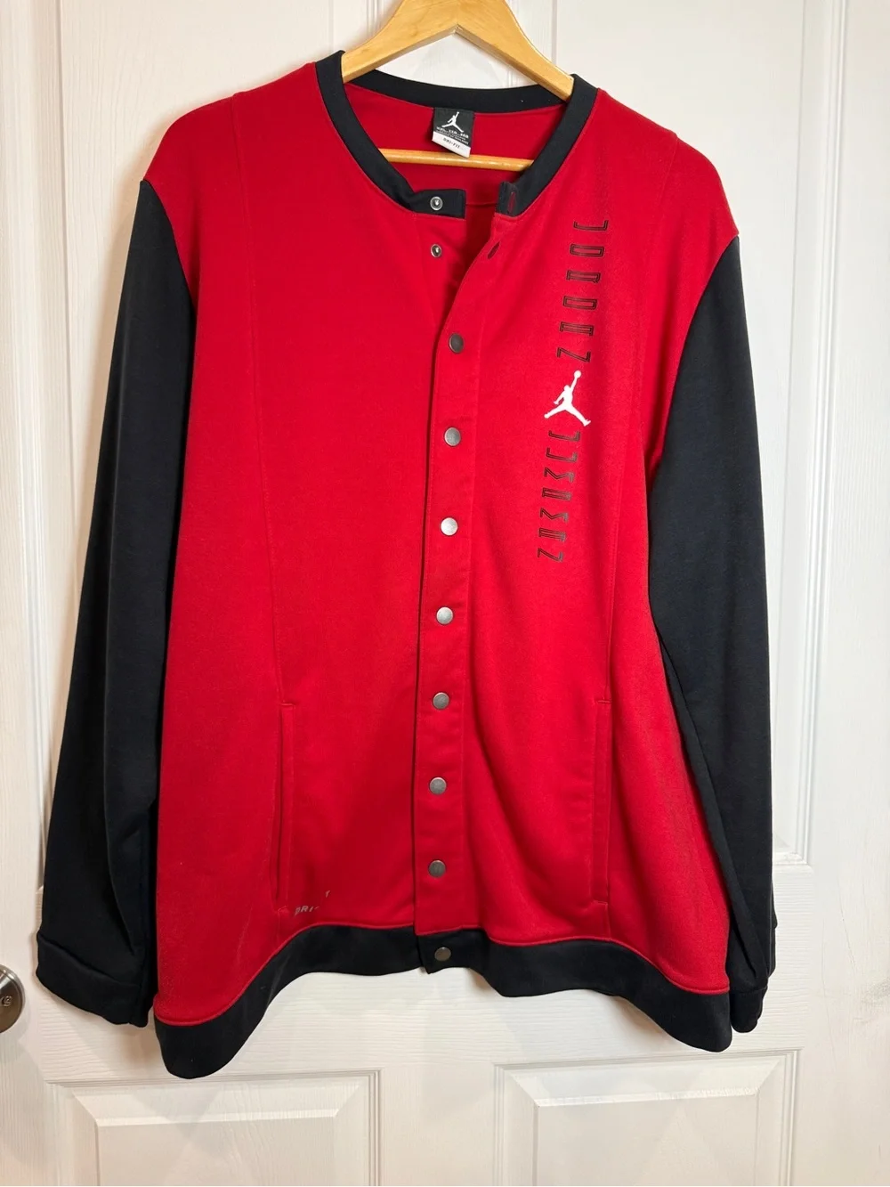 Air Jordan Red and Black Jacket